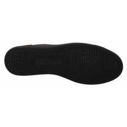 Scarpe da ginnastica basse in pelle nera dorata - EU37/US6.5
