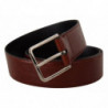 Cintura fibbia vita logo pelle verniciata vitello bordeaux - 85 CM