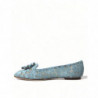 Scarpe basse con cristalli di pizzo Blu Vally Taormina - EU37/US6.5