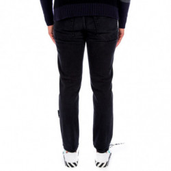Jeans e pantaloni in cotone nero - W30