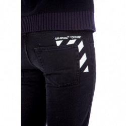 Jeans e pantaloni in cotone nero - W30