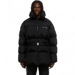 Giacca in nylon nero - M