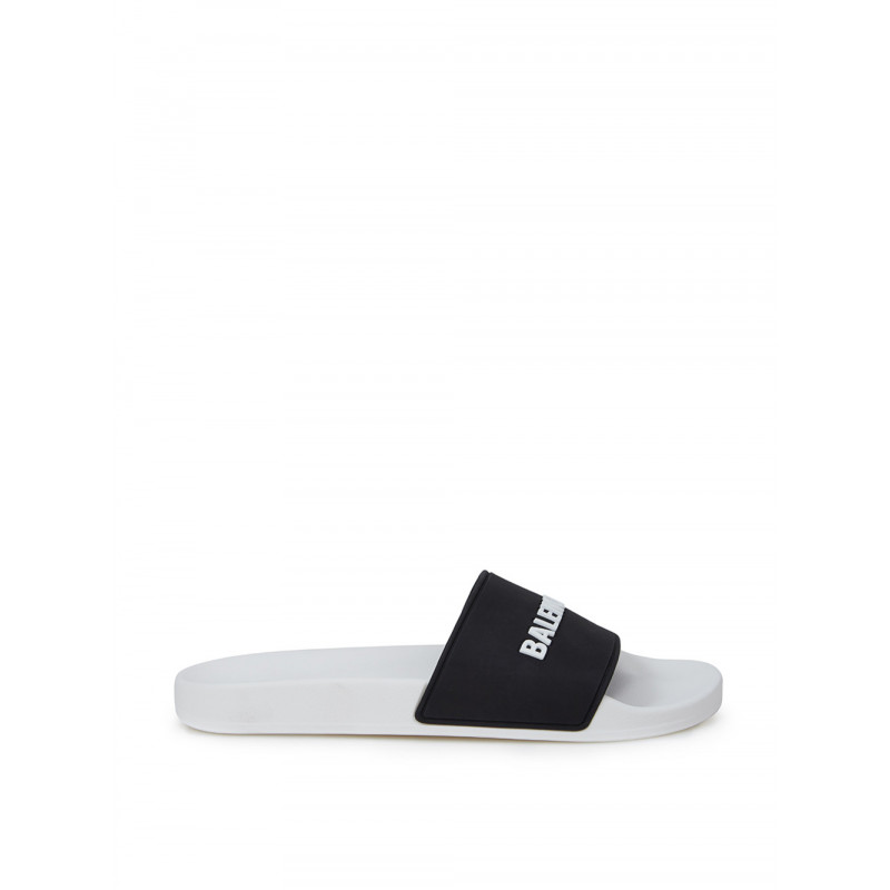 Scivolo per piscina bianco/nero con logo - EU39/US6.5