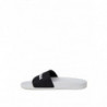 Scivolo per piscina bianco/nero con logo - EU39/US6.5