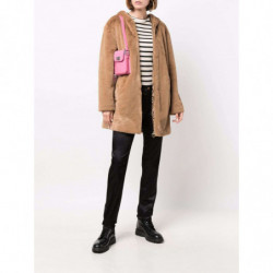 Giacche e cappotto in poliestere beige - S