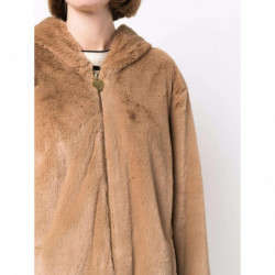 Giacche e cappotto in poliestere beige - S