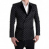 Blazer doppiopetto nero slim fit - IT44 - S