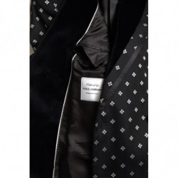 Blazer doppiopetto nero slim fit - IT44 - S