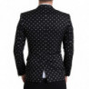 Blazer doppiopetto nero slim fit - IT44 - S
