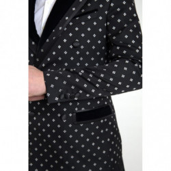 Blazer doppiopetto nero slim fit - IT46 - S