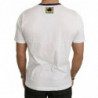 T-shirt Super Power Pig in cotone bianco - IT56 - XXL