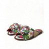 Scarpe sandali cristallo motivo floreale multicolore - EU35/US4.5
