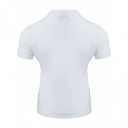 T-shirt in viscosa bianca con logo nero - M