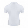 T-shirt in viscosa bianca con logo nero - M