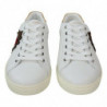 Scarpe casual da ginnastica basse con cuore in pelle bianca - EU40/US7