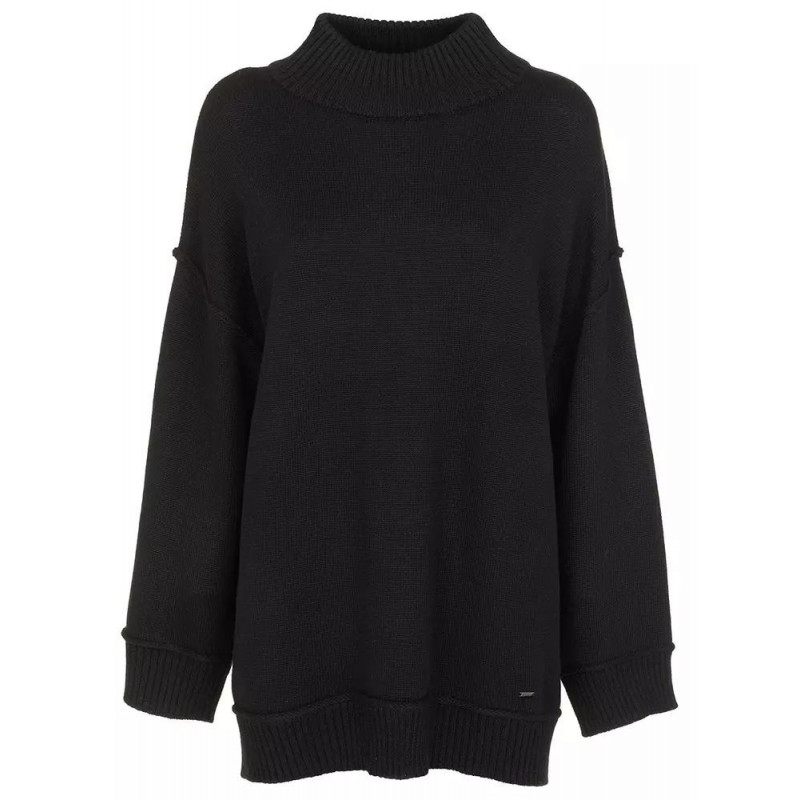 Maglione in poliestere nero - M