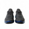 Scarpe da ginnastica basse in maglia di gomma nera blu - EU40/US7