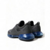 Scarpe da ginnastica basse in maglia di gomma nera blu - EU40/US7