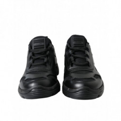 Scarpe da ginnastica da ginnastica basse pannello rete nera - EU40.