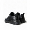 Scarpe da ginnastica da ginnastica basse pannello rete nera - EU40.