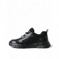 Scarpe da ginnastica da ginnastica basse pannello rete nera - EU40.