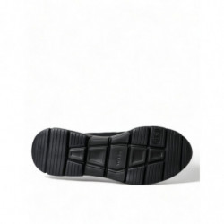 Scarpe da ginnastica da ginnastica basse pannello rete nera - EU40.