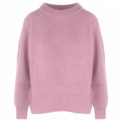 Maglione in cashmere rosa - XL