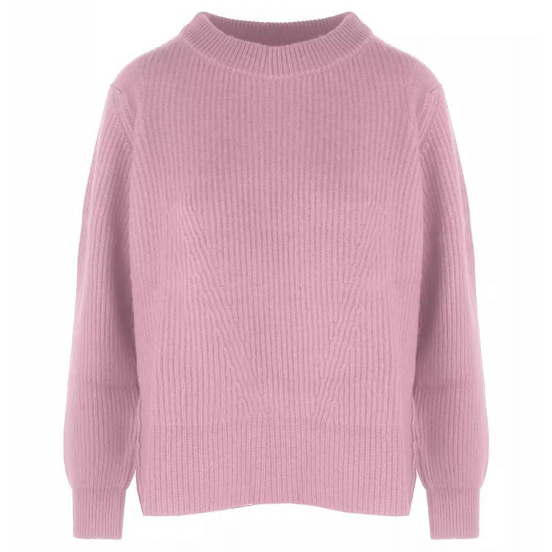 Maglione in cashmere rosa - XL