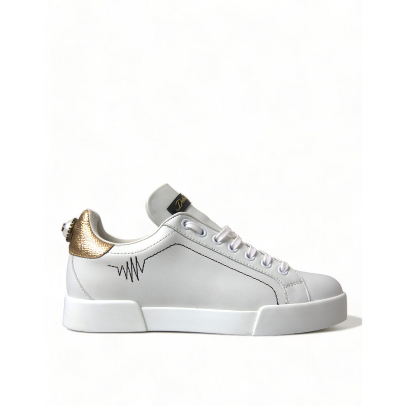 Scarpe da donna sneaker classiche Portofino pelle bianca - EU36/US5.5