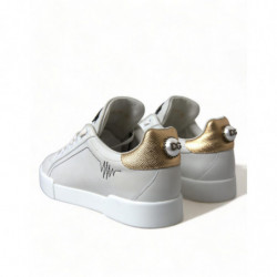 Scarpe da donna sneaker classiche Portofino pelle bianca - EU36/US5.5