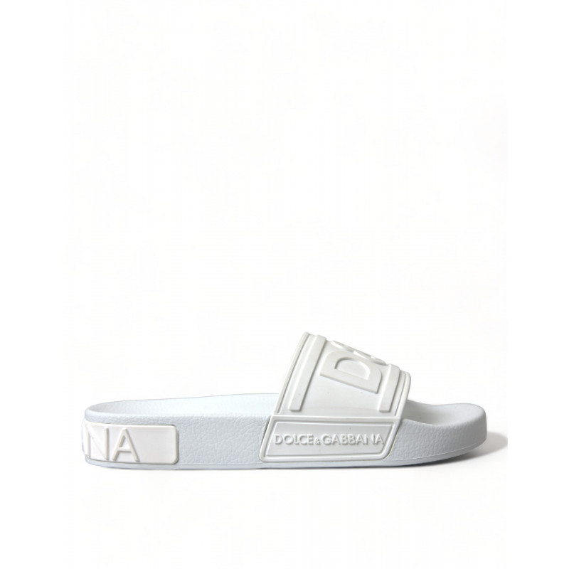 Sandali in gomma bianca diapositive scarpe da spiaggia - EU36/US5.5