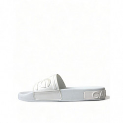 Sandali in gomma bianca diapositive scarpe da spiaggia - EU36/US5.5