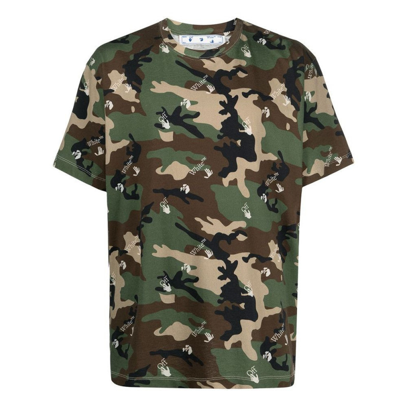 Maglietta in cotone militare - S