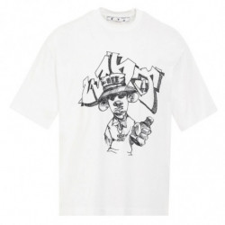 Maglietta in cotone bianco - S