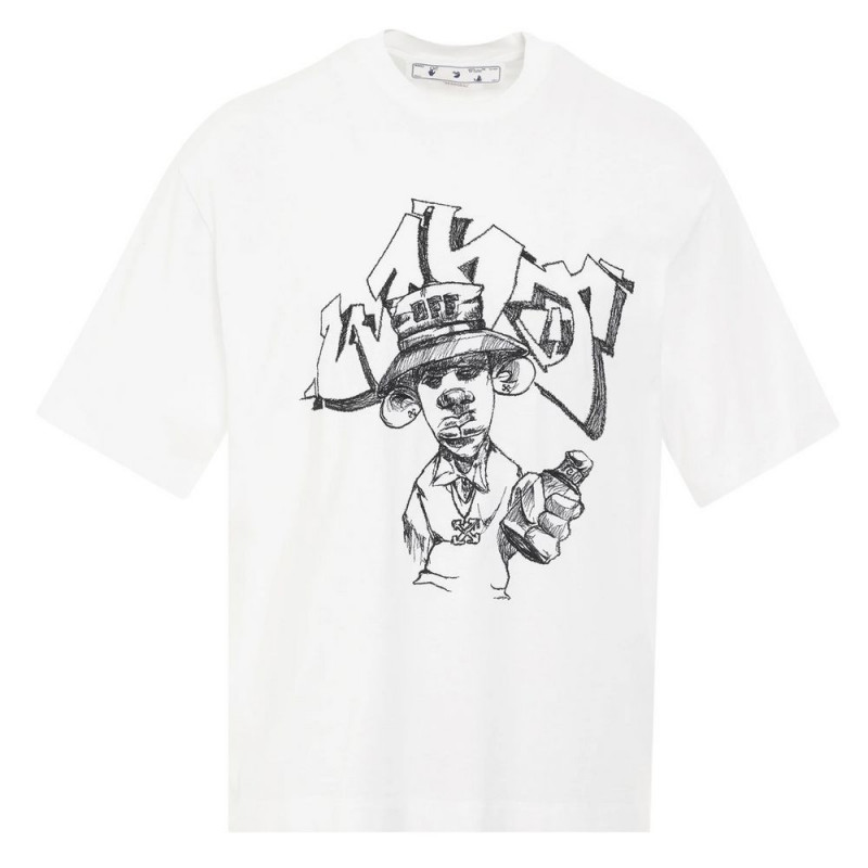 Maglietta in cotone bianco - S