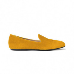 Scarpa piatta in pelle di...