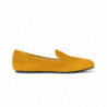 Scarpa piatta in pelle di vitello gialla - EU40/US10