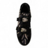 Scarpe da ginnastica gomma scamosciata zebrata bianca nera - EU44/US11