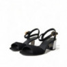 Scarpe sandali cinturino alla caviglia cristalli neri - EU35/US4.5