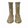 Scarpe elasticizzate stivaletti corti paillettes dorate - EU41/US10.5