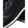 Scarpe da ginnastica in pelle con pizzo floreale nero - EU36/US5.5