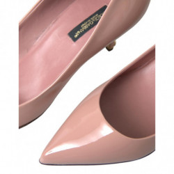 Scarpe con tacco décolleté in vernice rosa - EU38.5/US8