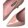 Scarpe con tacco décolleté in vernice rosa - EU38.5/US8