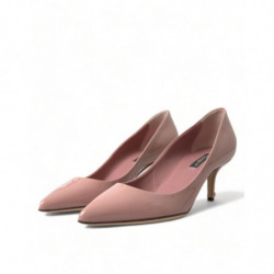 Scarpe con tacco décolleté in vernice rosa - EU36/US5.5