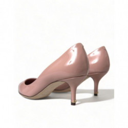 Scarpe con tacco décolleté in vernice rosa - EU36/US5.5