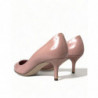 Scarpe con tacco décolleté in vernice rosa - EU36/US5.5