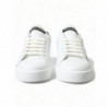 Scarpe da ginnastica basse da donna lacci oro bianco - EU37/US6.5