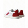 Scarpe da ginnastica basse in pelle bianca rossa - EU36/US5.5