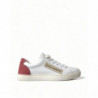 Scarpe da ginnastica basse in pelle rosa bianca - EU35/US4.5