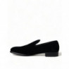 Mocassini in velluto nero Scarpe eleganti formali - EU45/US12